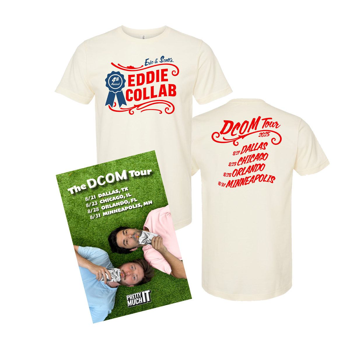 DCOM TOUR - T-SHIRT & POSTER COMBO